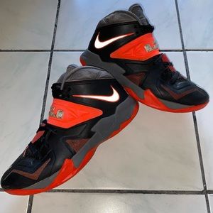 neon orange lebrons